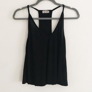 Free People Slinky Black Tank